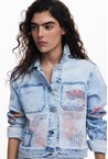 DENIM JACKET - denim wash
